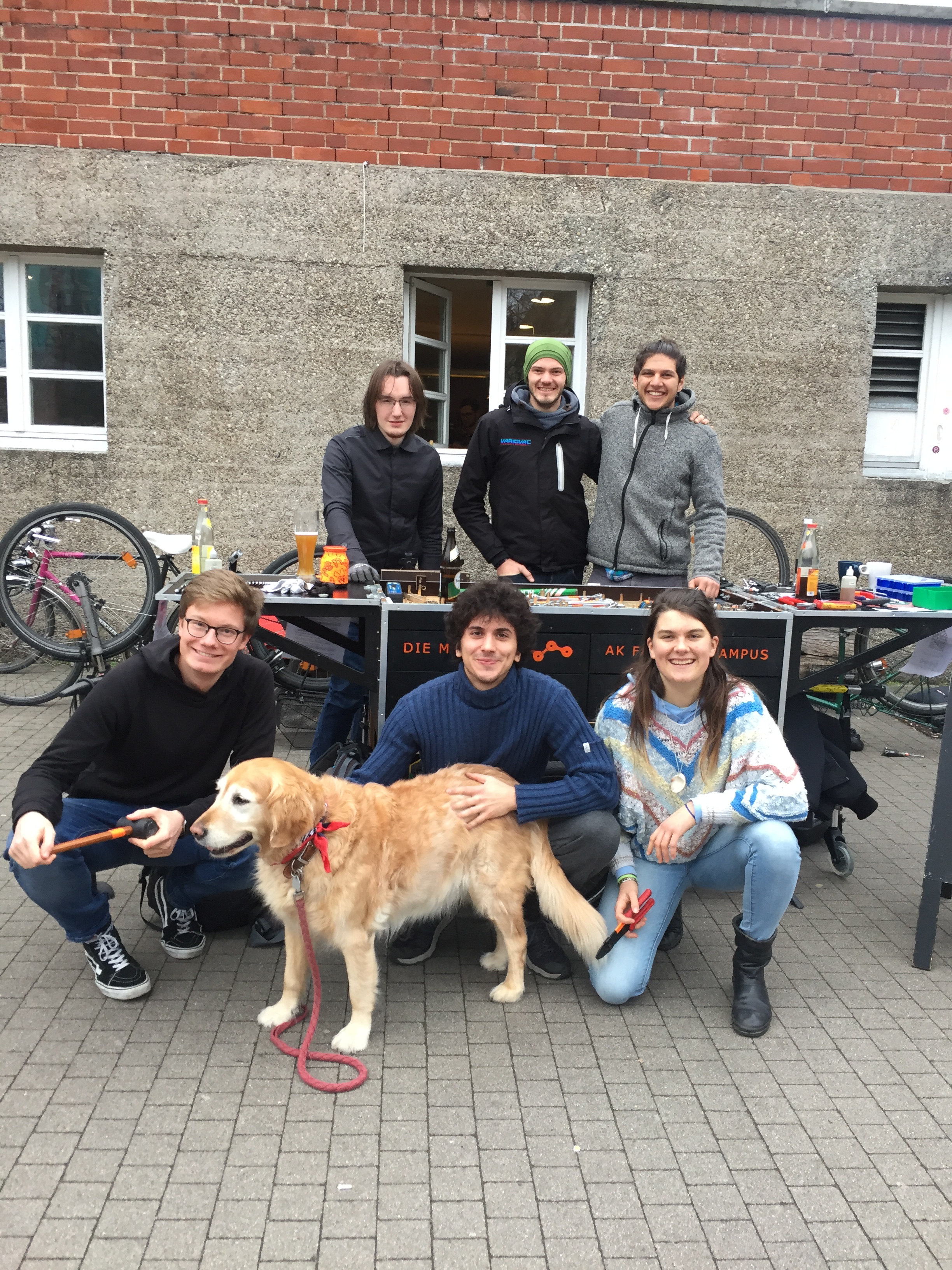 Der AK Fahrrad Campus im Januar 2020