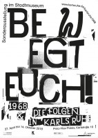 Bewegt Euch Ausstellungslogo Stadt Karlsruhe